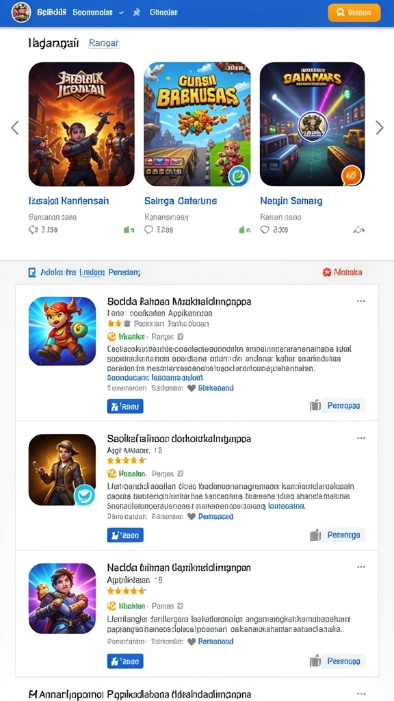 Fitur sosial yang memungkinkan interaksi antar pemain.