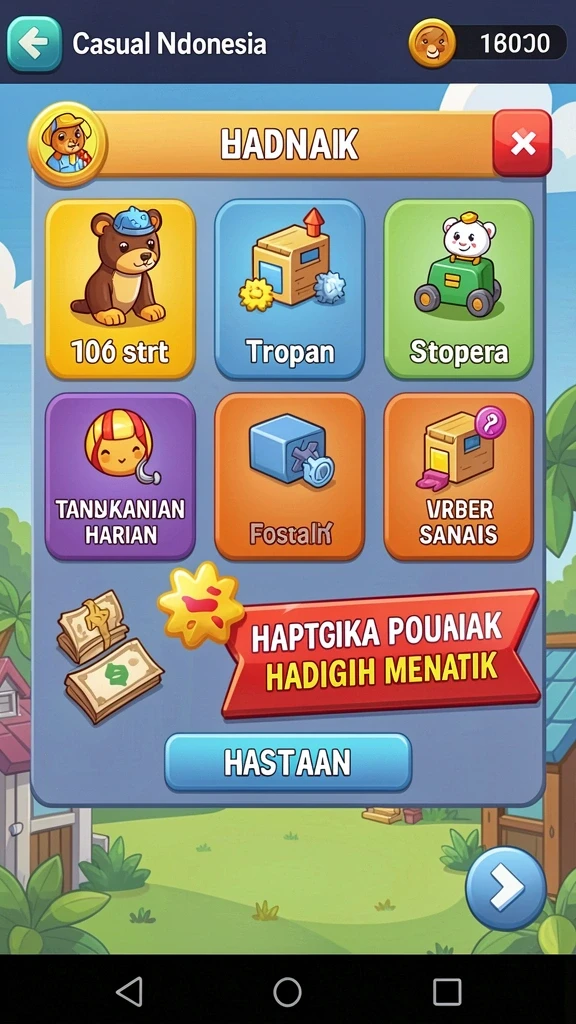Tampilan awal yang menakjubkan dari dunia AFK77.