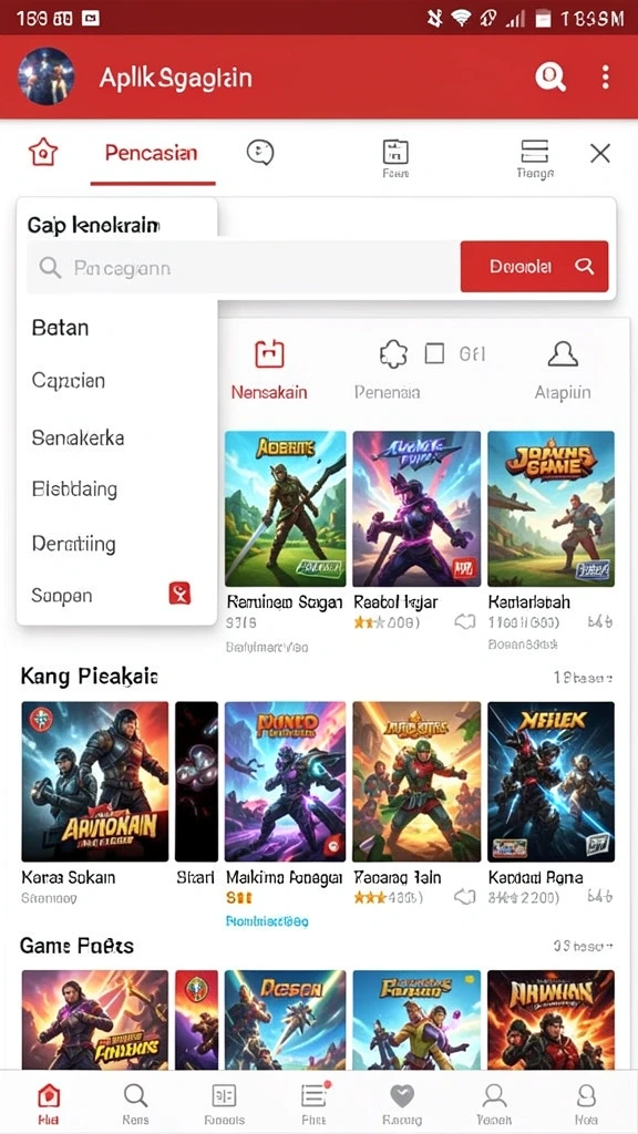 Tampilan antarmuka yang intuitif dan mudah dipahami.
