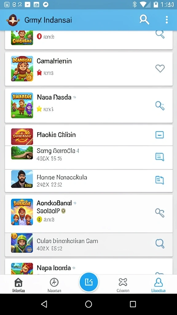 Tampilan level baru dengan tantangan yang lebih sulit.