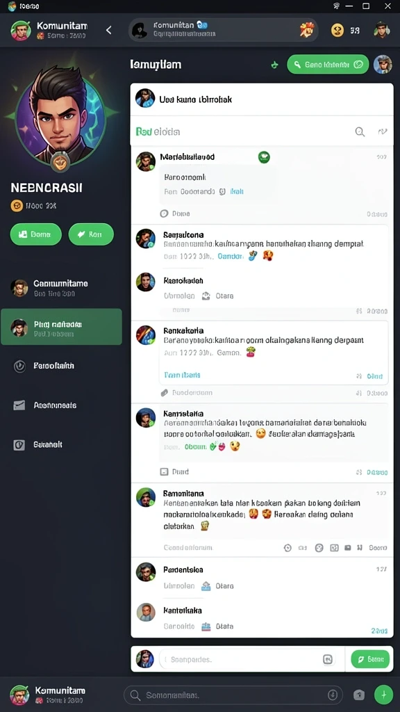 Tampilan antarmuka yang user-friendly dan menarik.