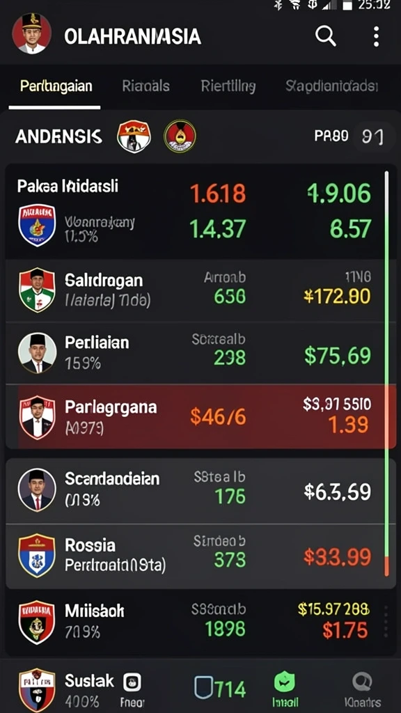 Tampilan awal yang menarik dan intuitif.
