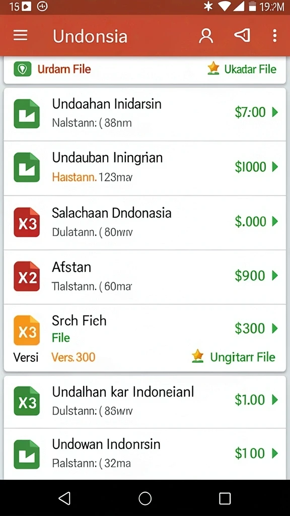 Tampilan antarmuka yang bersih dan user-friendly.
