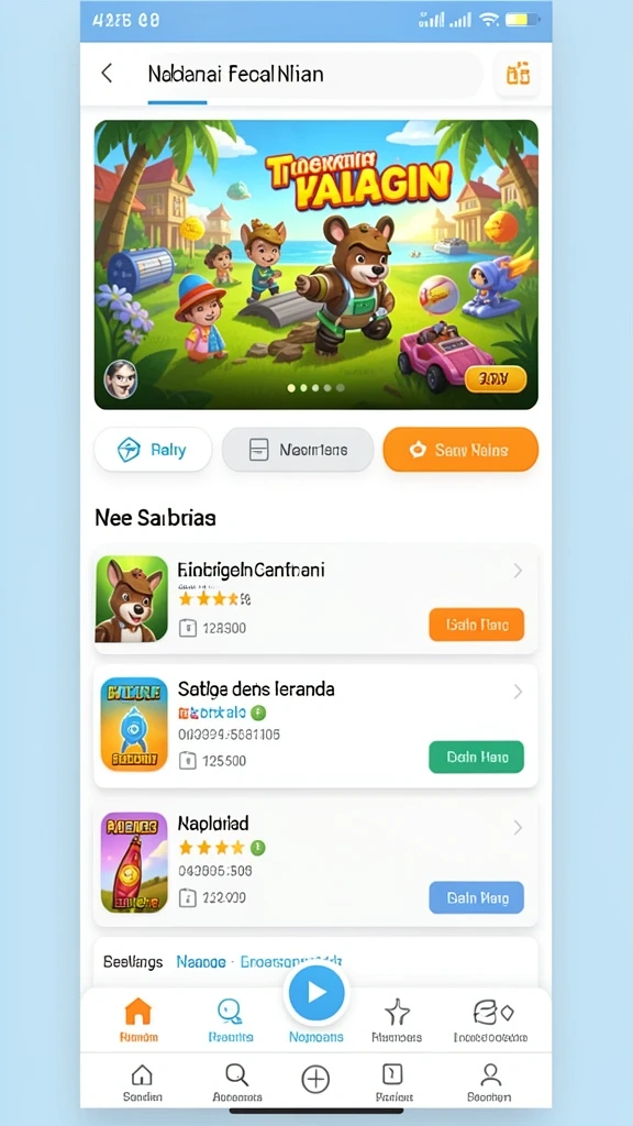 Tampilan utama aplikasi yang menarik dan user-friendly.