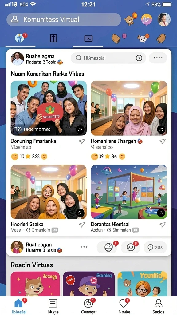 Karakter yang dapat dipilih sesuai dengan selera pemain.