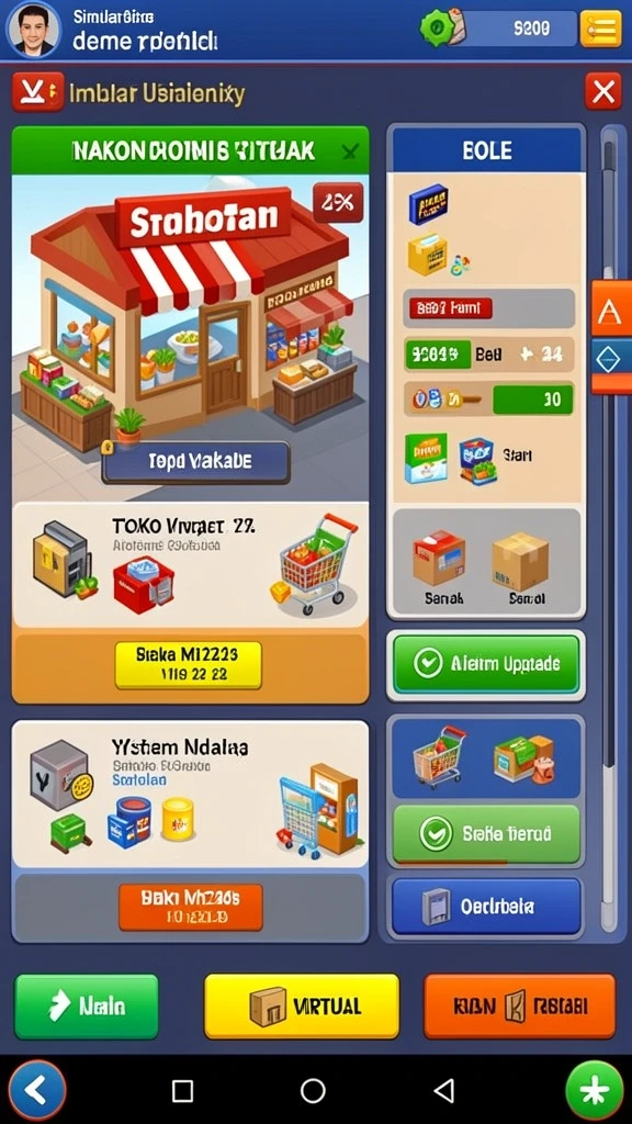 Tampilan antarmuka yang menarik dan intuitif.