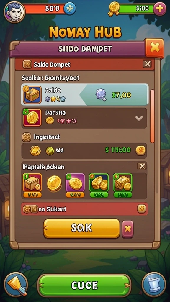 Berbagai mode permainan seru untuk dipilih.