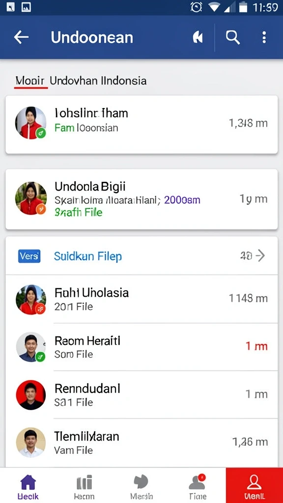 Tampilan antarmuka yang intuitif dan modern.
