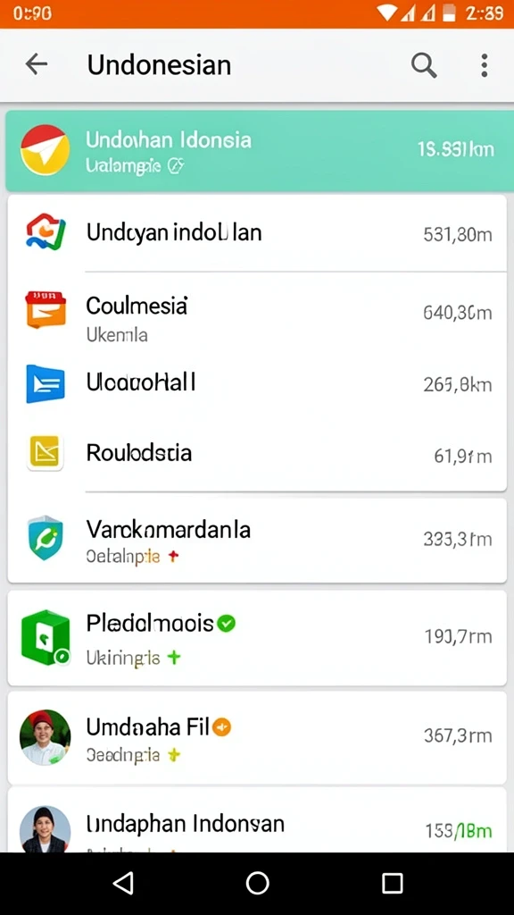 Tangkapan layar tampilan antarmuka yang menarik.