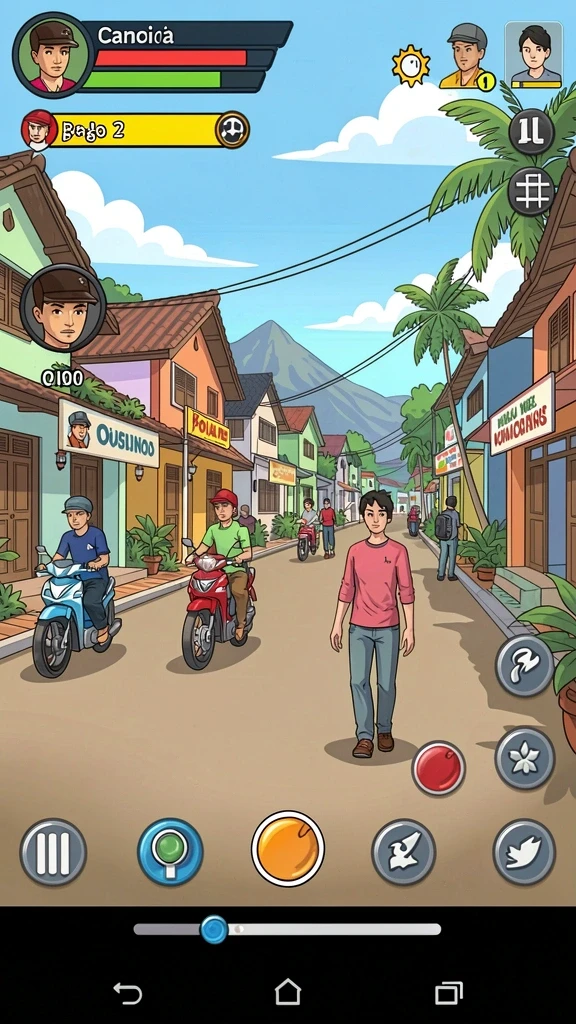 Tampilan antarmuka yang user-friendly.