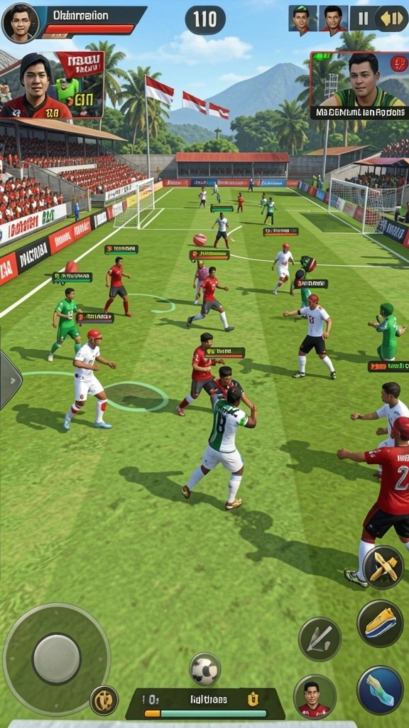 Mode multiplayer yang seru dan kompetitif.