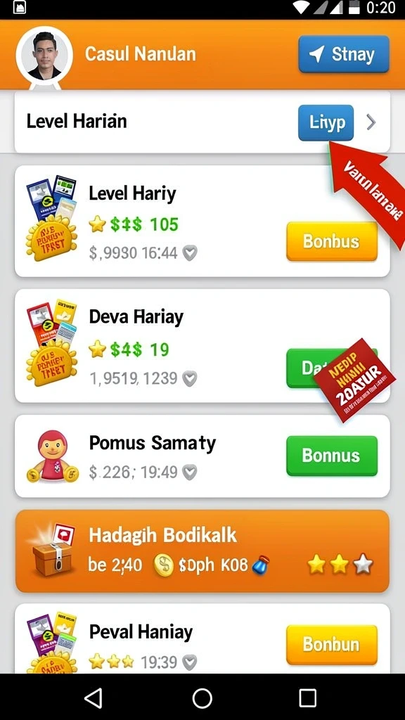 Karakter unik dengan kemampuan yang berbeda.