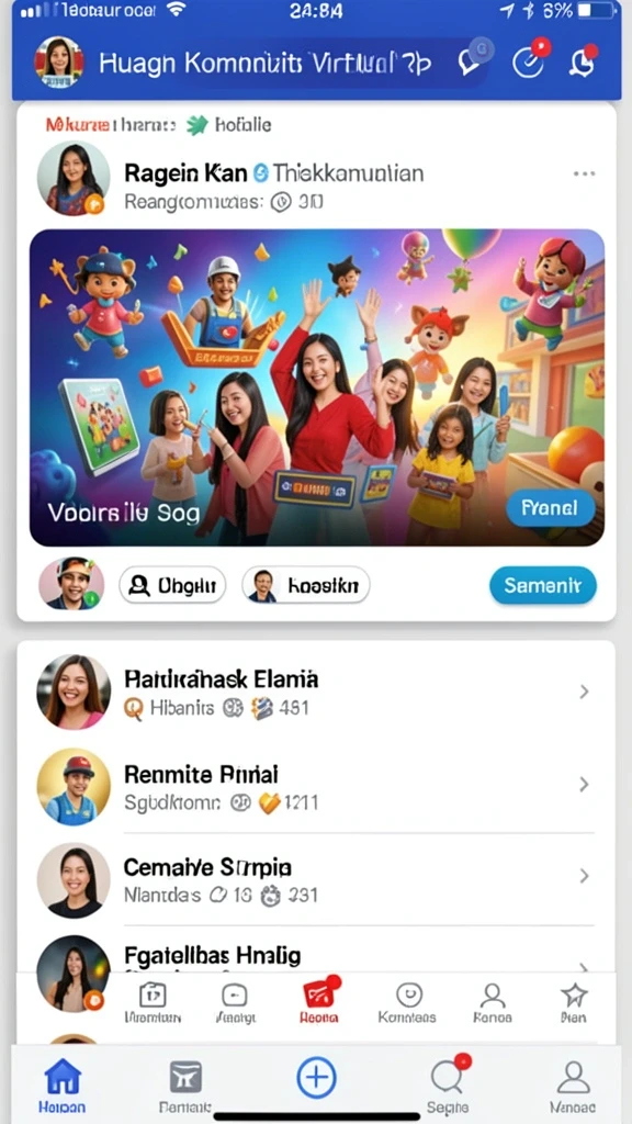Karakter-karakter unik yang dapat dipilih dalam permainan.