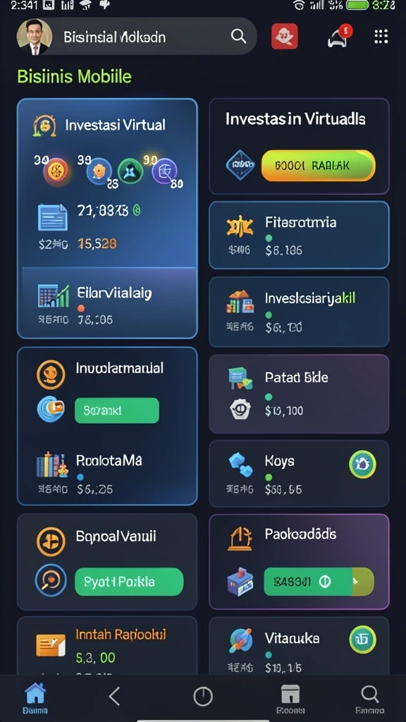 Fitur kustomisasi avatar yang seru dan unik.