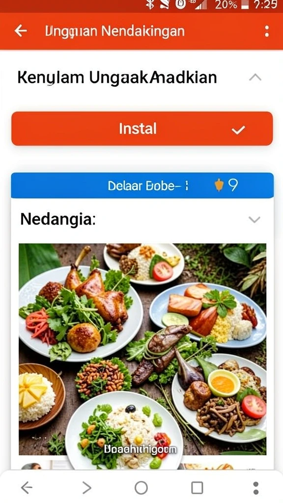 Tampilan karakter yang menarik dalam permainan.