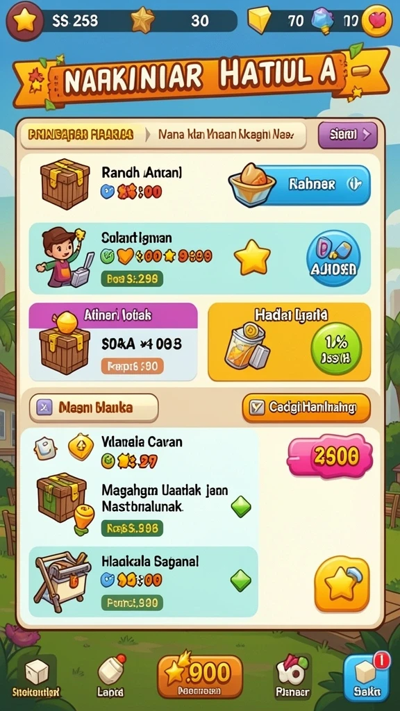 Tampilan antarmuka MEGASLOTO yang menarik dan mudah digunakan.