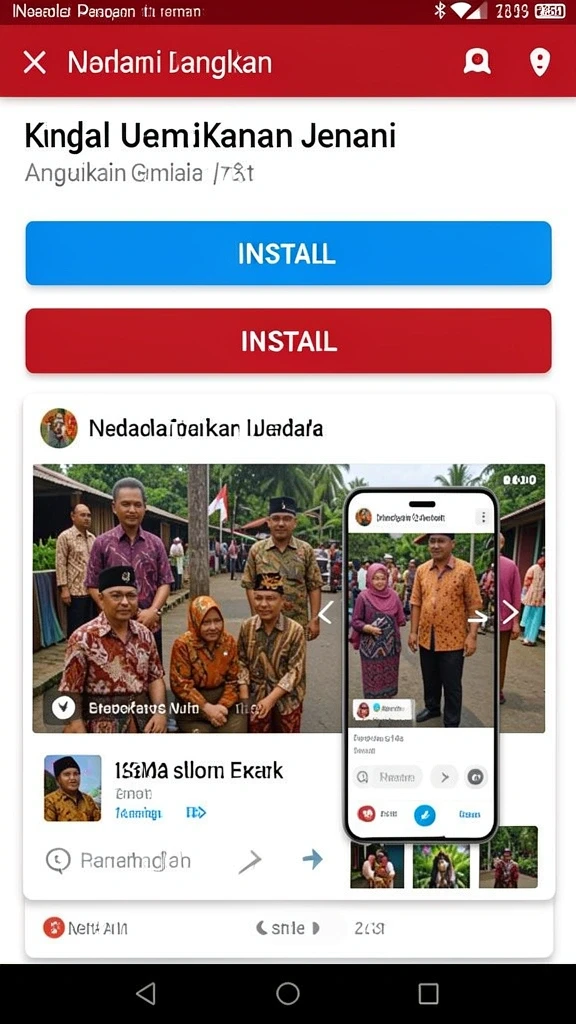 Momen seru saat bertanding dengan teman.