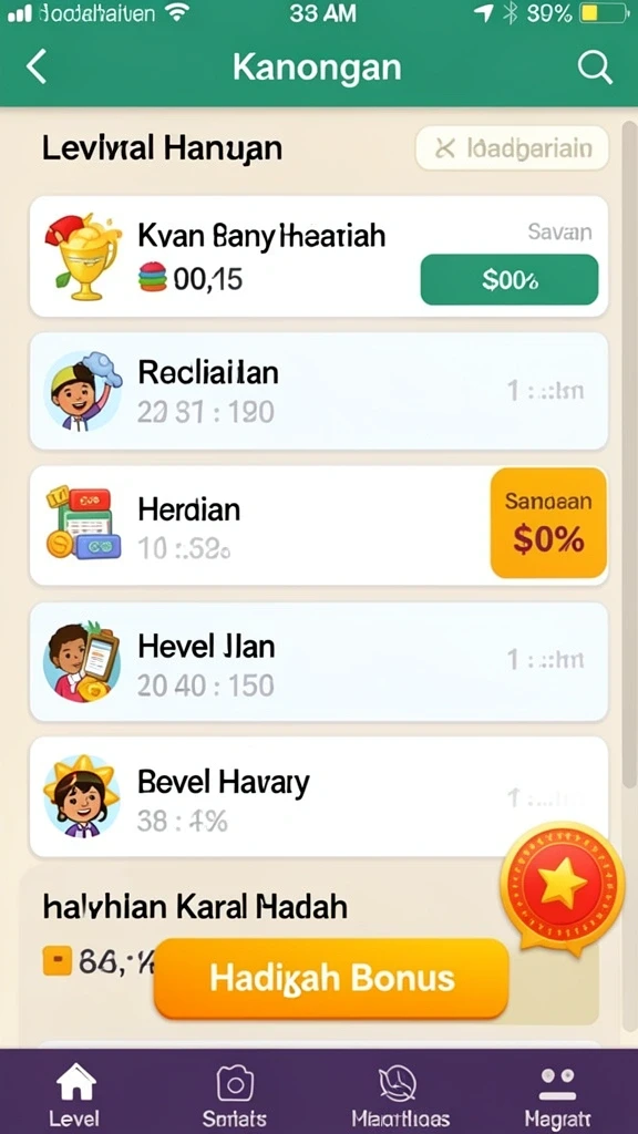Level baru yang menantang untuk dieksplorasi.