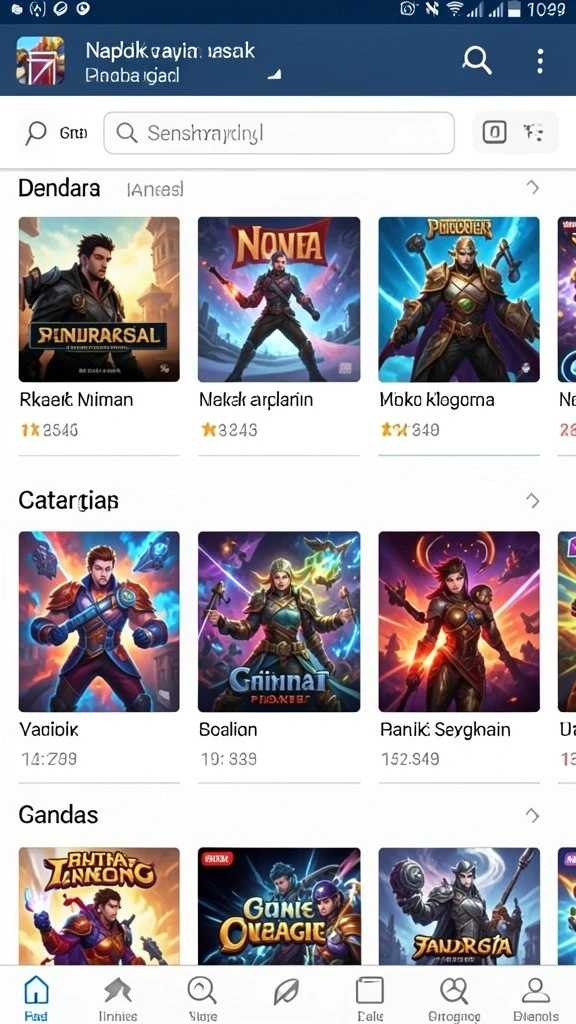 Tampilan antarmuka yang modern dan menarik.