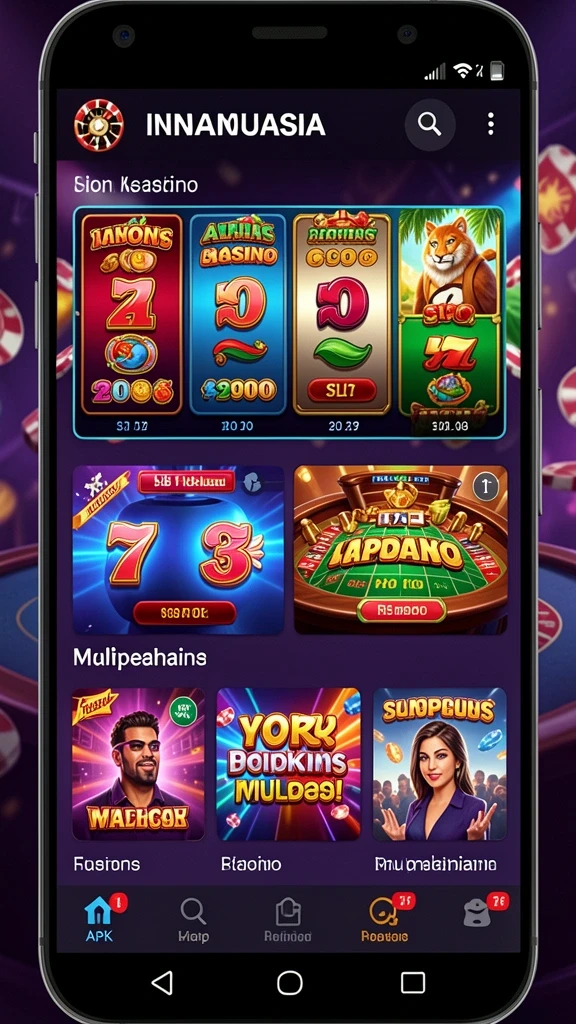 Tampilan utama QTGAME yang menakjubkan.