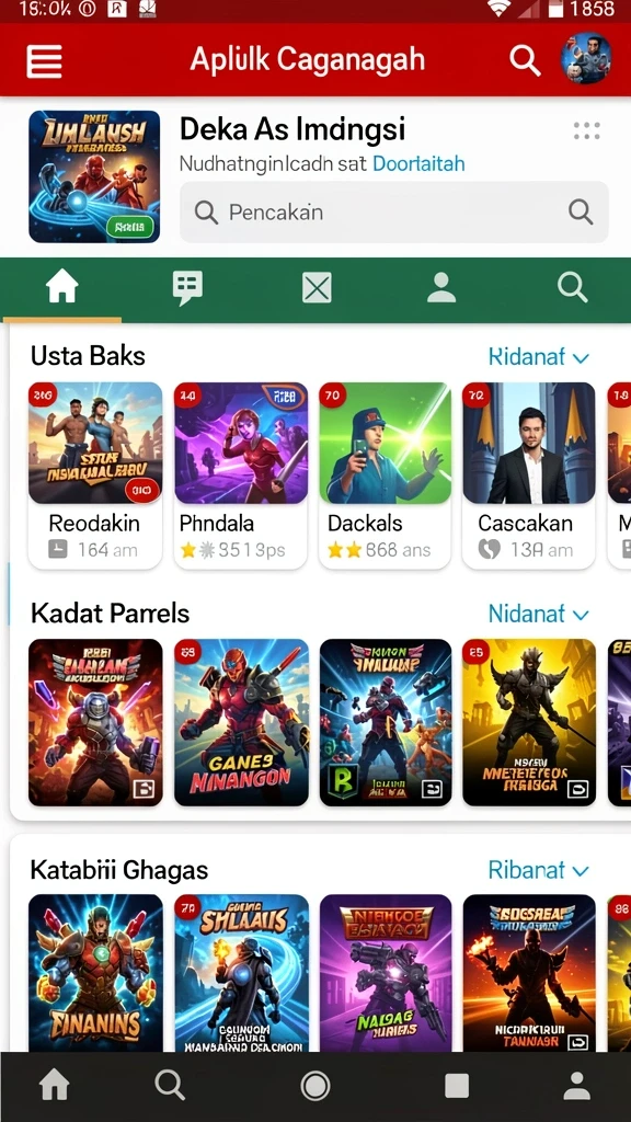 Beragam karakter unik untuk dipilih.