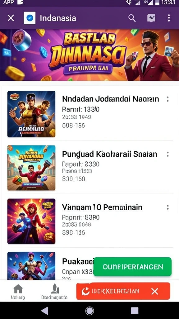 Tampilan antarmuka yang menarik dan user-friendly.
