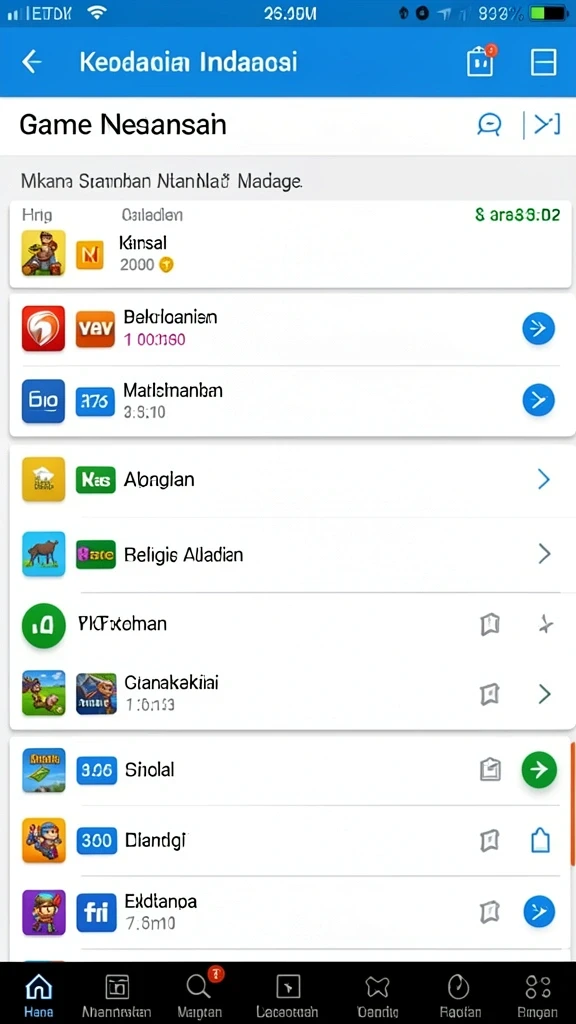 Momen seru saat mencapai level baru.