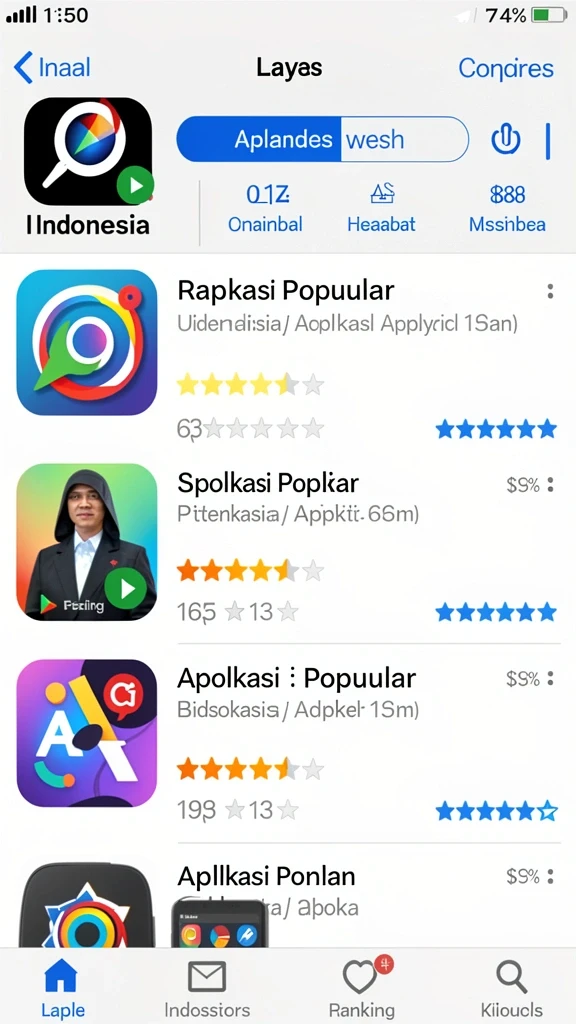 Fitur turnamen dengan hadiah menarik.