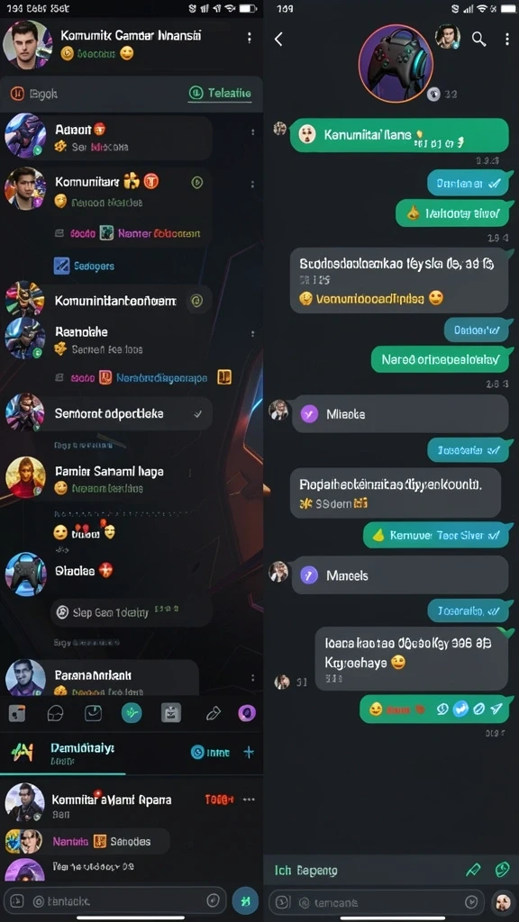 Tangkapan layar menampilkan pemain yang bersaing dalam mode multiplayer.