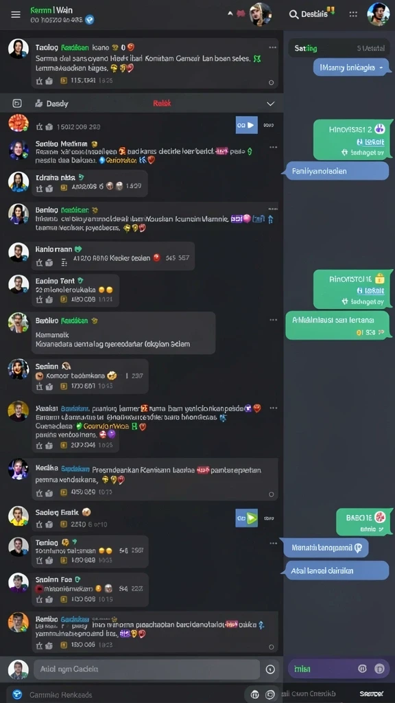 Mode permainan seru yang bisa dipilih.
