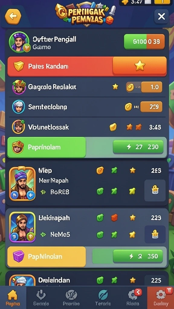 Tampilan antarmuka yang intuitif dan menarik.