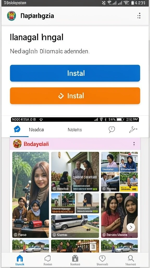 Tangkapan layar tampilan karakter dalam ZK3.